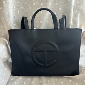 Medium Black Shopping Bag By Telfar